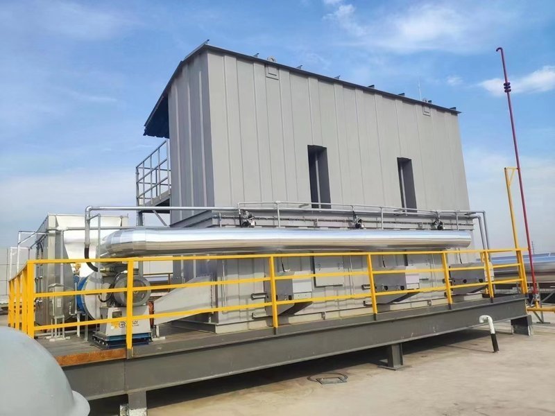 河南鋰電材料 3萬風量 RTO蓄熱式直接燃燒設備